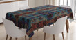 Ethnic Color Transitions Printed Tablecloth Home Decor