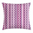 Stripes Retro Style Spotted Pattern Cushion Cover