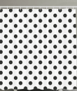 Black Polka Dots Pattern White 3d Printed Shower Curtain Bathroom Decor