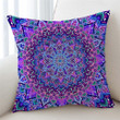Hypnotizing Bohemian Ultra Violet Mandala Cushion Pillow Cover