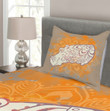 Hippo Design Floral Motifs 3D Printed Bedspread Set