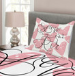 Love Is In The Air On Hearts 3D Printed Bedspread Set
