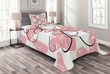 Love Is In The Air On Hearts 3D Printed Bedspread Set