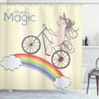 Rainbow Animal Make Magic Shower Curtain Home Decor