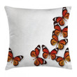 Spring Monarch Bug Art Printed Cushion Cover