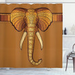 Ethnic Animal Ornament Vintage Shower Curtain Home Decor