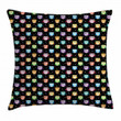 Funny Confused Serious Art Pattern Printed Cushion Cover