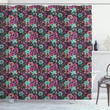 Romantic Love Bouquet Pattern Shower Curtain Home Decor
