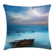 Tropic Sea Storm Art Printed Cushion Cover