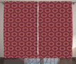 Repetitive Ethnic Effect Pattern Window Curtain Home Decor