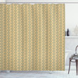 Grunge Geometric Pattern Shower Curtain Home Decor