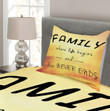 Message Family 3D Printed Bedspread Set