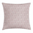 Checkered With Dots White Background Art Pattern Cushion Cover