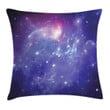 Milky Way Galaxy Stars Art Printed Cushion Cover