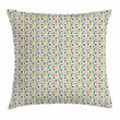 Funny Insects Spiders Art Pattern Printed Cushion Cover