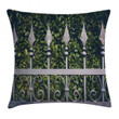 Outdoor Garden Fence Photo Art Pattern Printed Cushion Cover
