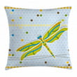 Kids Cartoon Theme Dragonfly Pattern Printed Cushion Cover