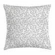 Blossoming Garden Theme Art Pattern Printed Cushion Cover