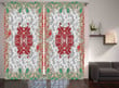 Victorian Swirling Ornaments Pattern Window Curtain Home Decor