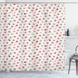 Creamy Colorful Cupcakes Pattern Shower Curtain Home Decor