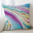 Marble Galaxy Luxury Pastel Grain Printed Cushion Pillow Cover