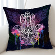 Angellic Hand Cosmic Wing Galaxy Cushion Pillow Cover