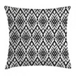 Diagonal Bohemic Shapes Art Printed Cushion Cover