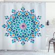 Mandala Damask Muticolor Pattern 3d Printed Shower Curtain Bathroom Decor