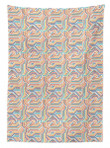 Contemporary Vivid Stripes Printed Tablecloth Home Decor