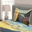 Sunrise View With Cliffs 3D Printed Bedspread Set