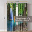 Forest Waterfall Love Nature Window Curtain Home Decor