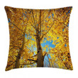 Autumn Trees Leaf Forest Art Printed Cushion Cover