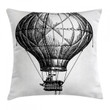 Balloon In The Sky Art Printed Cushion Cover