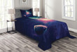 Outer Space Mars Planets 3D Printed Bedspread Set