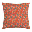 Modern Doodle Berry Pattern Printed Cushion Cover