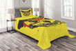 Hipster Grunge Humorous 3D Printed Bedspread Set