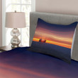 Sunrise Over Sea Ship 3D Printed Bedspread Set