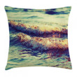 Calm Sea Theme Pastoral Art Printed Cushion Cover
