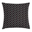 Xo Acronym And Striped Printed Cushion Cover Home Decor