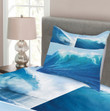 Giant Sea Ocean Waves 3D Printed Bedspread Set