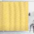 Triangle Constrast In Yellow Pattern Shower Curtain Home Decor