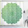 Mandala Ornate Floral Design Shower Curtain Home Decor