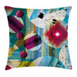 Surreal Abstract Painting Printed Cushion Cover Home Decor
