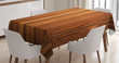 Wooden Planks Image Printed Tablecloth Home Decor