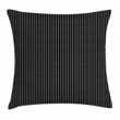 Black And White Stripes Art Pattern Printed Cushion Cover