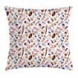 Romantic Tribal Design Colorful Pattern Printed Cushion Cover