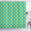 Cold Snack Yellow Ice Cream Pattern Shower Curtain Home Decor