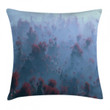 Autumn Trees In Mist Art Pattern Printed Cushion Cover