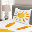 Watercolor Sun Childish 3D Printed Bedspread Set