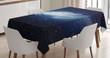 Milky Way Galaxy Space Printed Tablecloth Home Decor